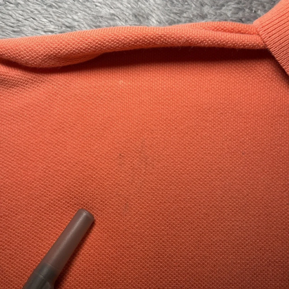 Vintage Polo By Ralph Lauren Men's SZ S Orange Short Sleeve Blue Pony Shirt